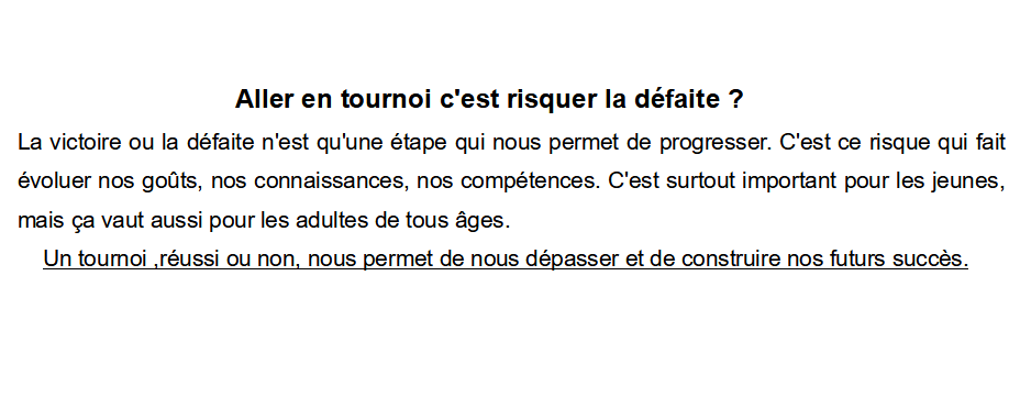 conseil tournoi 2